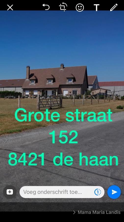 Bed and Breakfast Casa Matteo De Haan Grote Straat 152 Vlissegem Экстерьер фото